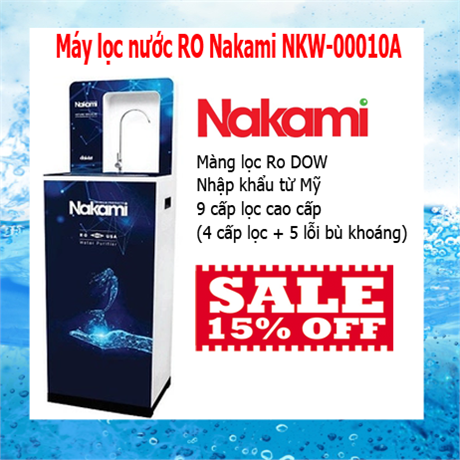 Nakami máy lọc nước RO NKW 00010A